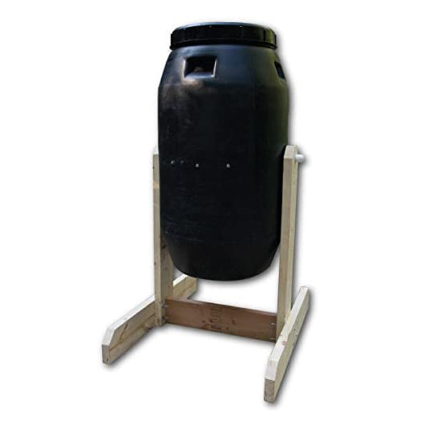 Compost Tumbler, DIY Kit, Used Food Grade Barrel, Upcycled