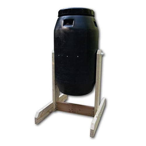 Compost Tumbler, DIY Kit, Used Food Grade Barrel, Upcycled