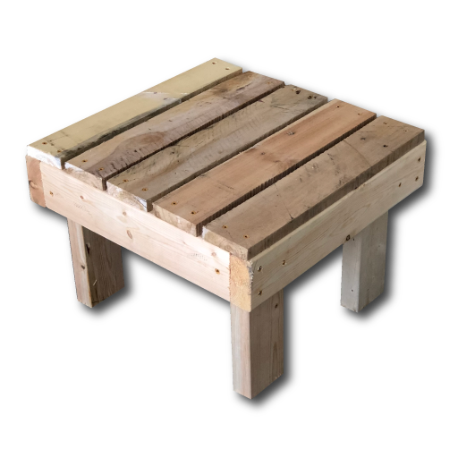 Rain Barrel Stand Made From Upcycled/Reclaimed Wood
