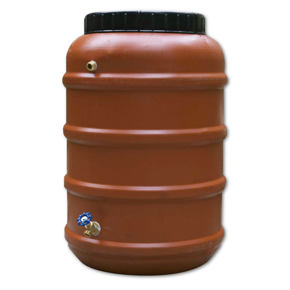 Rain Barrel, DIY Kit, Used Food Grade Barrel, Upcycled, 58 Gallon Size (Premium DIY Rain Barrel Kit)